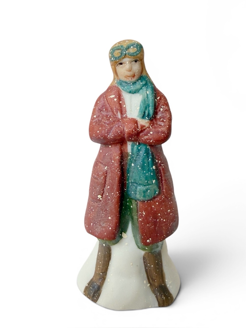 Department 56 Heritage Village Airplane Pilot Porcelain Figurine